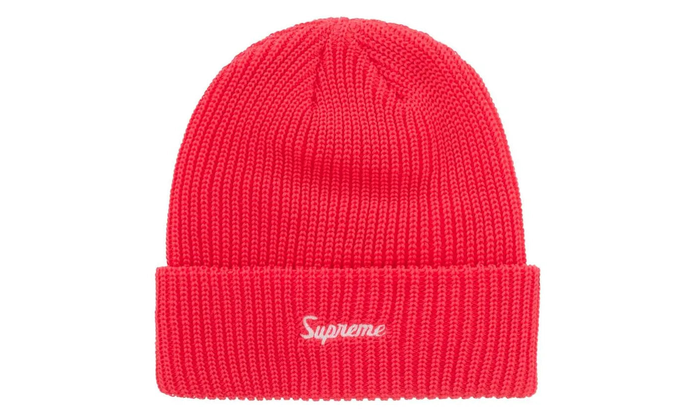 Supreme Loose Gauge Beanie Bright Red - SUPR-SLGBP-BRED