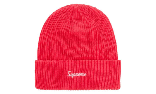 Supreme Loose Gauge Beanie Bright Red - SUPR-SLGBP-BRED