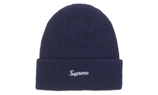 Supreme Loose Gauge Beanie Navy
