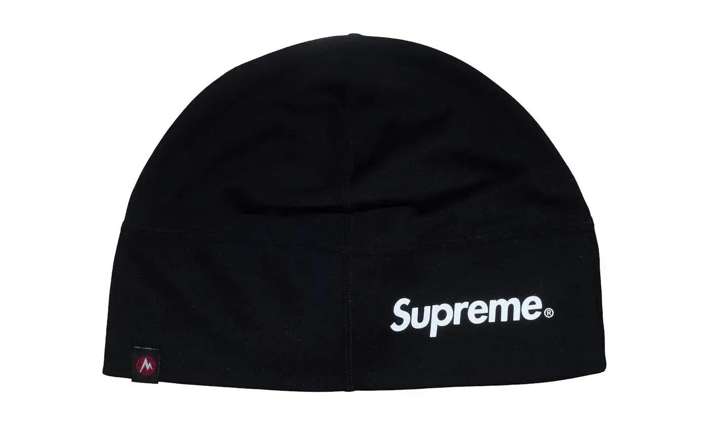 Supreme Marmot Base Layer Beanie Black