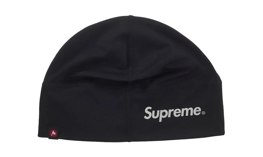 Supreme Marmot Base Layer Beanie Black