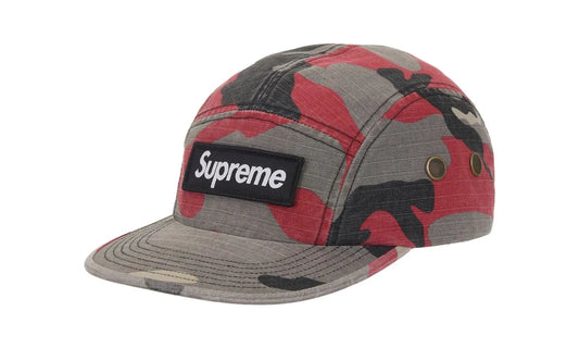 Supreme Military Camp Cap Red Camo - supreme-military-camp-cap-ss26-red-camo