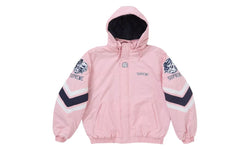 Supreme Mitchell & Ness NCAA Hooded Stadium Jacket Pink - SUPR-SM&NNH-PINK