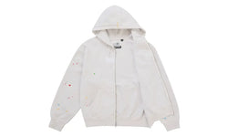 Supreme MM6 Maison Margiela Box Logo Zip Up Hooded Sweatshirt White