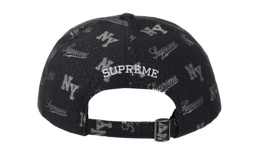 Supreme Monogram 6-Panel Black