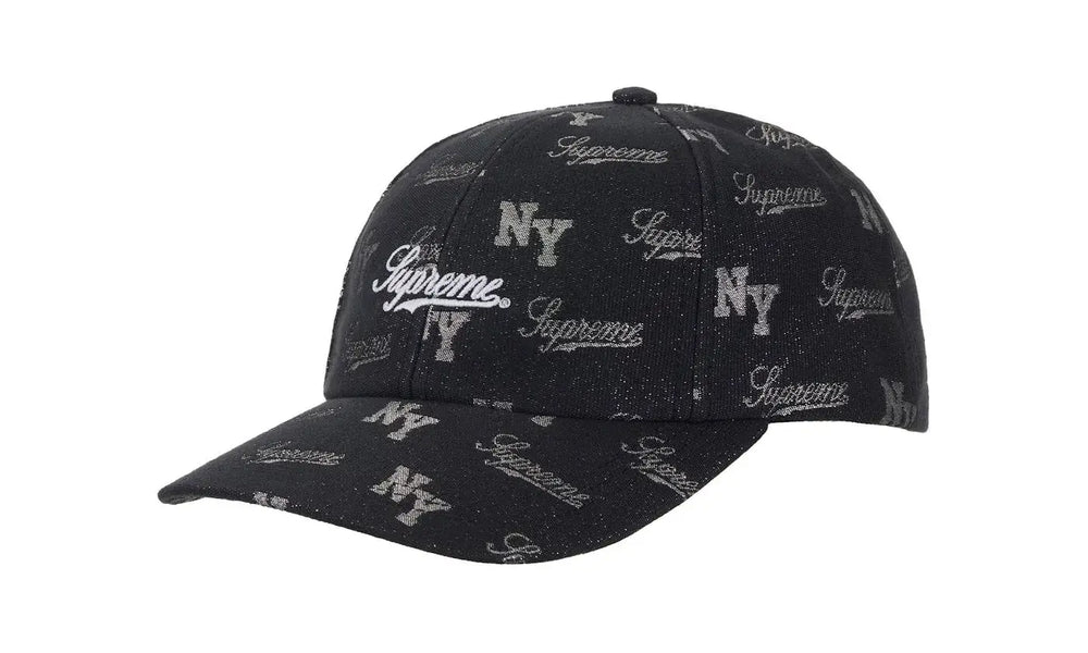 Supreme Monogram 6-Panel Black