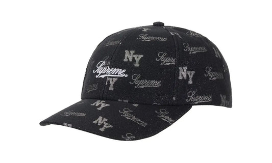 Supreme Monogram 6-Panel Black