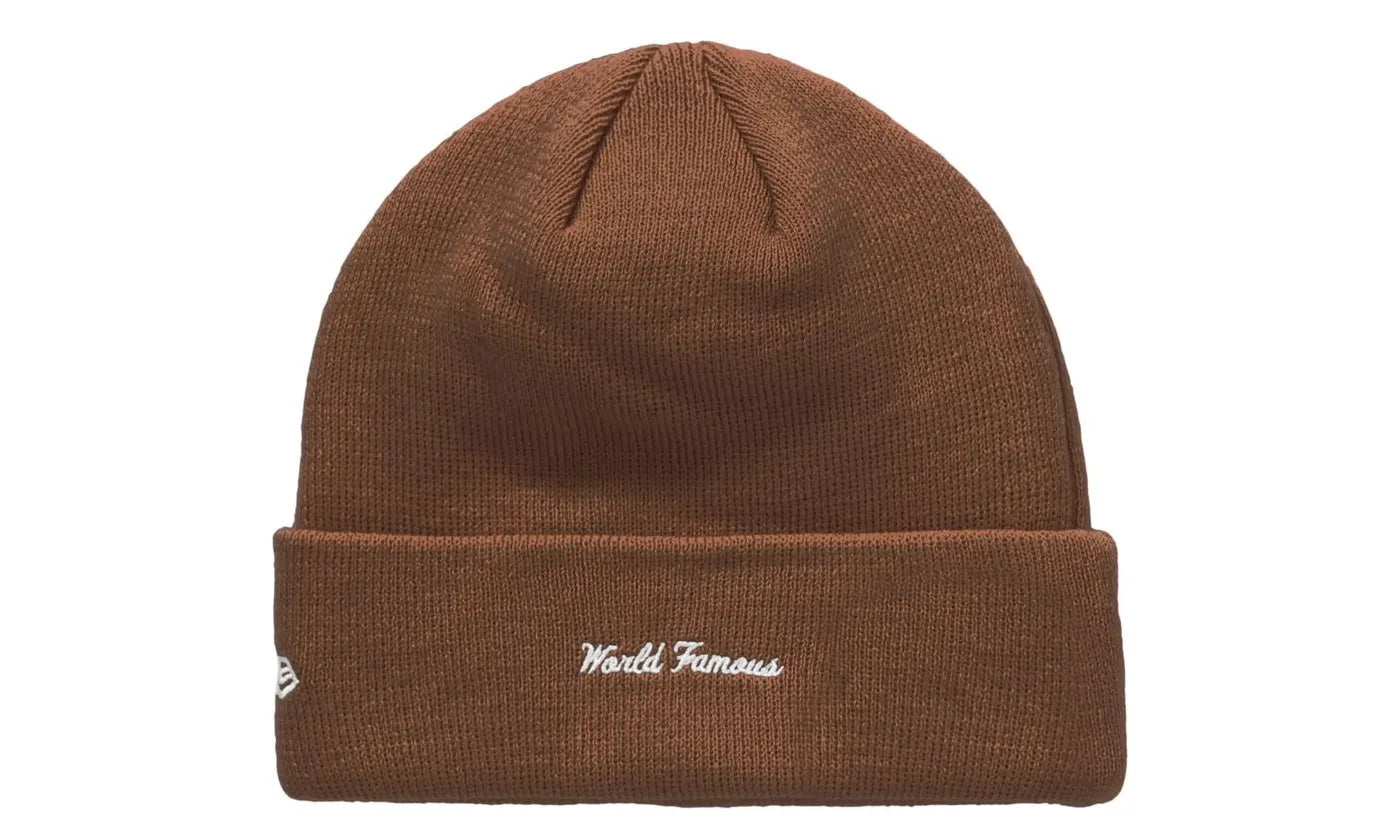 Supreme New Era Box Logo Beanie (FW21) Dark Brown - SUPR-SNEBLB-DARKBROWN