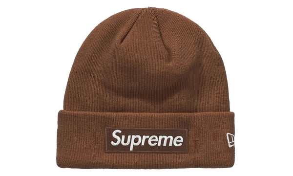 Supreme New Era Box Logo Beanie (FW21) Dark Brown - SUPR-SNEBLB-DARKBROWN