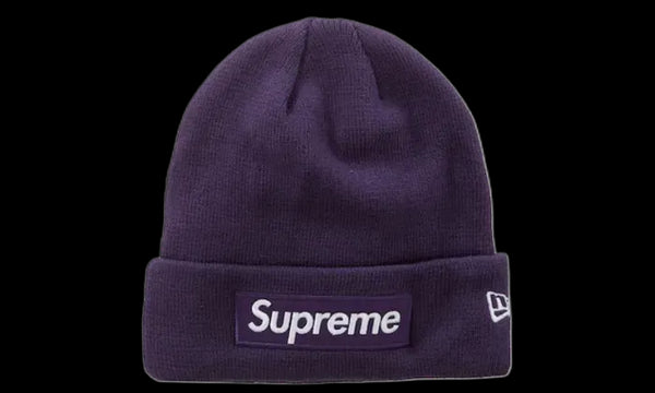 Supreme New Era Box Logo Beanie (FW23) Dark Purple - SUP-NEBLBFW23-PURPLE