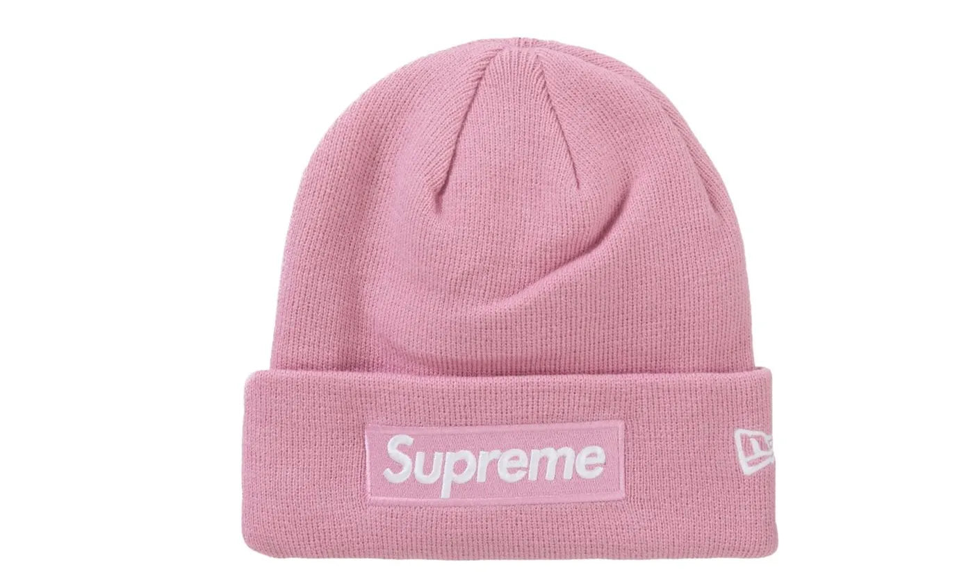 Supreme New Era Box Logo Beanie (FW24) Dusty Pink - SUPR-SNEBLB-DUSTYPINK