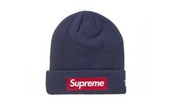 Supreme New Era Box Logo Beanie (FW24) Navy - SUPR-SNEBLB-NAVY