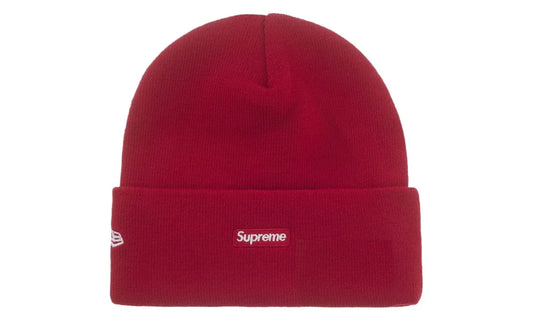 Supreme New Era Old English Beanie Red