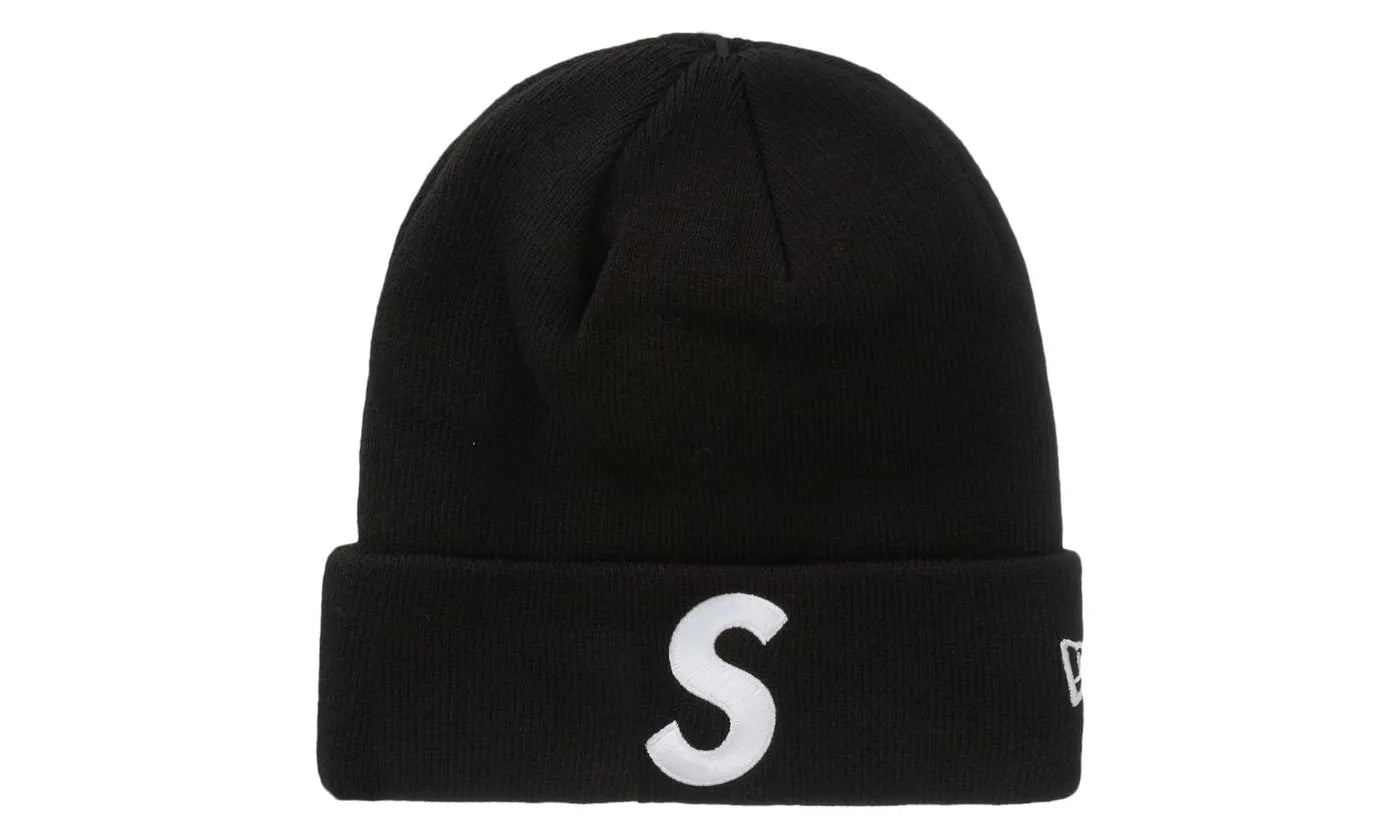 Supreme New Era S Logo Beanie Black - SUPR-SNESLB-BLACK