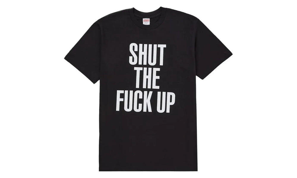Supreme Number (N)ine Shut Up Tee Black