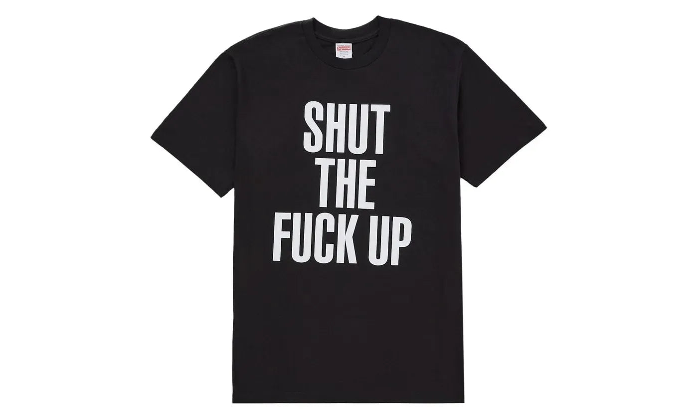 Supreme Number (N)ine Shut Up Tee Black