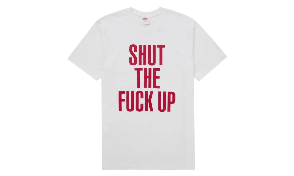 Supreme Number (N)ine Shut Up Tee White