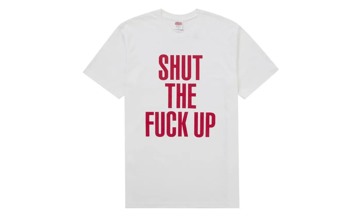 Supreme Number (N)ine Shut Up Tee White