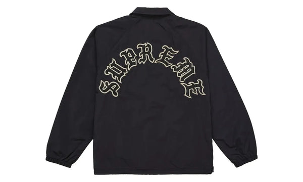Supreme Old English Arc Coaches Jacket Black