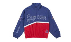 Supreme Old English Track Jacket Light Navy - SUPR-SOETJL-LIGHTNAVY