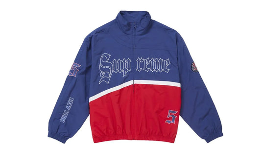 Supreme Old English Track Jacket Light Navy - SUPR-SOETJL-LIGHTNAVY