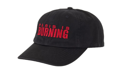Supreme Paris Is Burning 6-Panel Black - supreme-paris-is-burning-6-panel-black