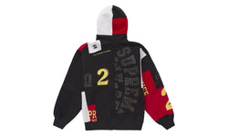 Supreme Patchwork Zip Up Hooded Sweatshirt (SS25) Black