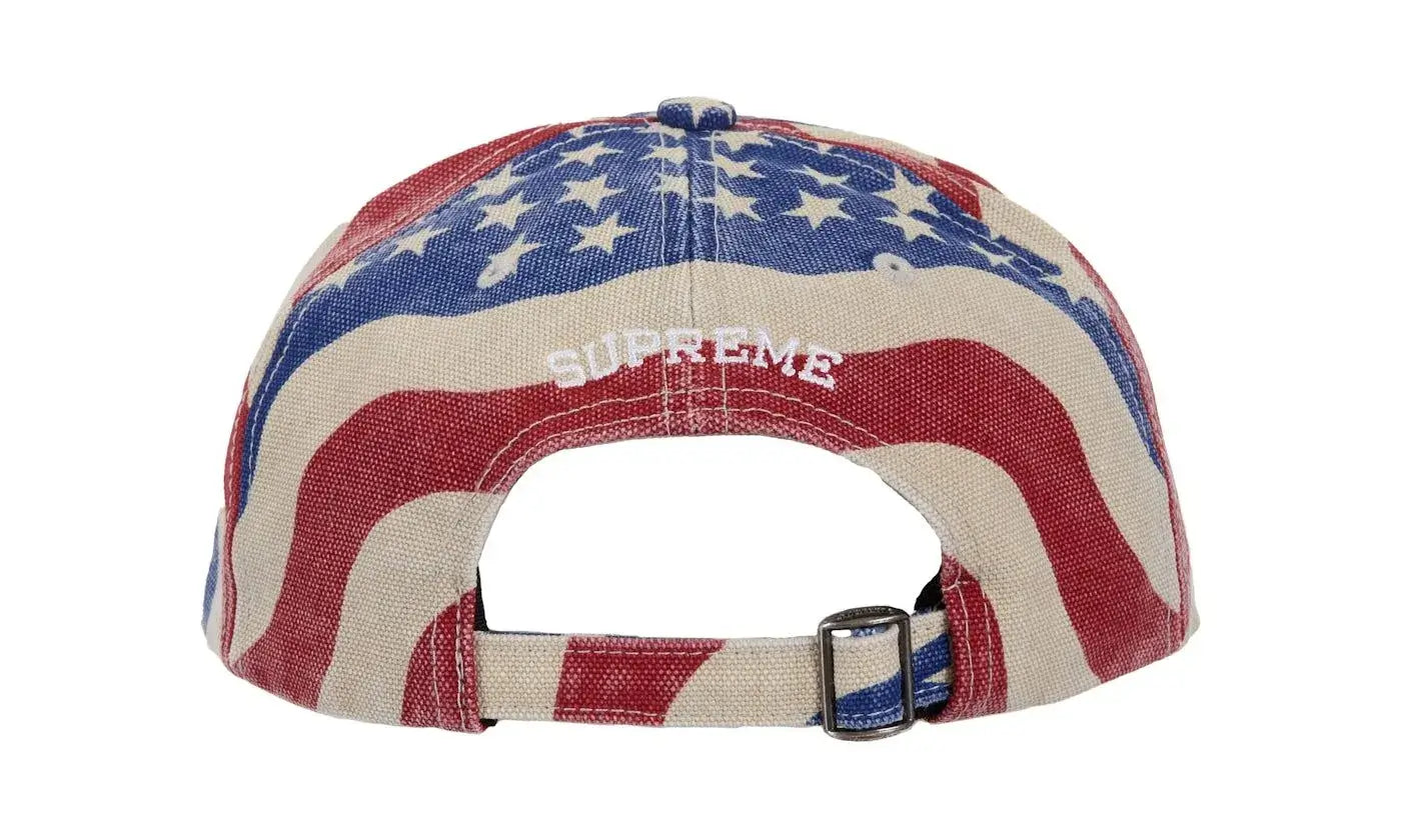 Supreme Pigment Coated S Logo 6-Panel Cap (SS26) Flag