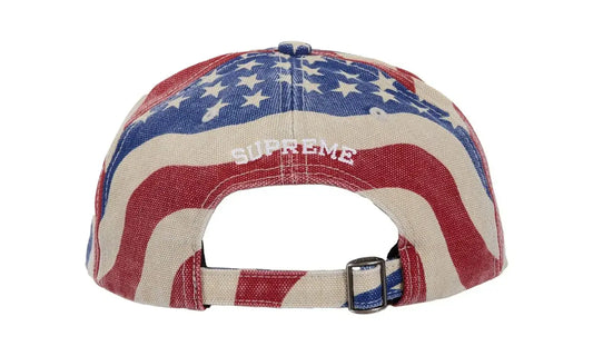 Supreme Pigment Coated S Logo 6-Panel Cap (SS26) Flag