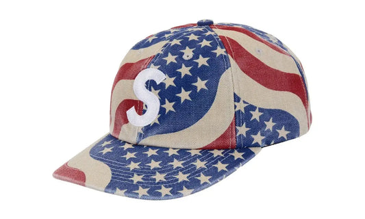 Supreme Pigment Coated S Logo 6-Panel Cap (SS26) Flag