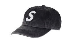 Supreme Pigment Print S Logo 6-Panel Washed Black - SUPR-SPPSL6(W-MULTI