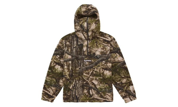Supreme Polartec Face Mask Half Zip Hooded Sweatshirt Realtree AP Camo