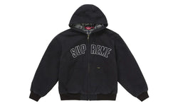 Supreme Reflective Arc Hooded Work Jacket Black