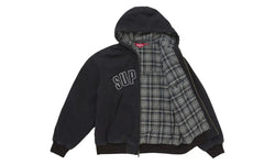 Supreme Reflective Arc Hooded Work Jacket Black