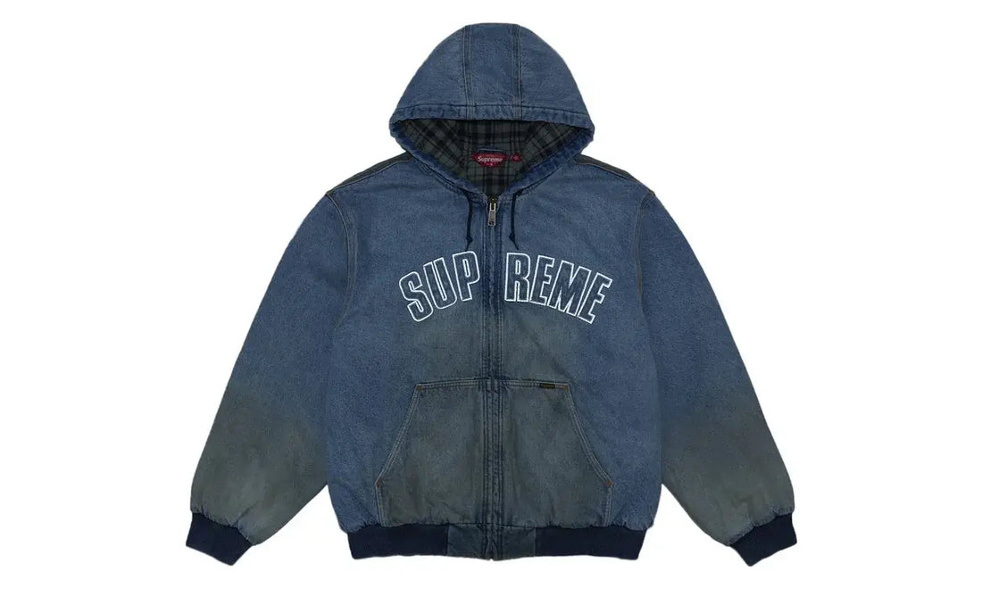 Supreme Reflective Arc Hooded Work Jacket Denim - Aplug – APLUG PL
