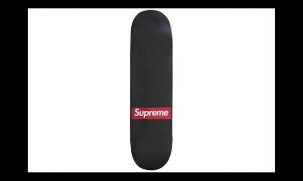 Supreme Supreme Routed Box Logo Skateboard Deck Black - SUP-RBLSKT-BLACK