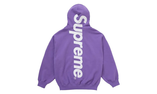 Supreme Satin Appliqué Hooded Sweatshirt Violet - SUPR-SSAHS(-MULTI