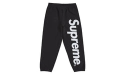 Supreme Satin Appliqué Sweatpant (FW25) Black
