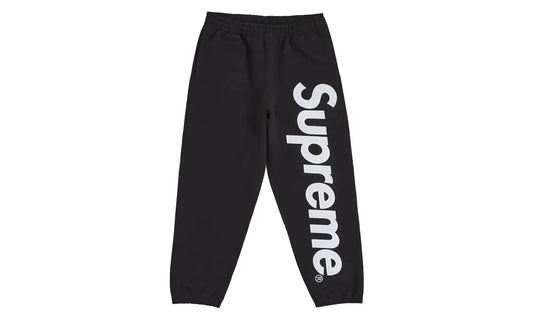 Supreme Satin Appliqué Sweatpant Black - SUPR-SSAS(B-MULTI