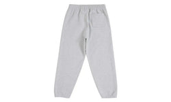 Supreme Satin Appliqué Sweatpant Heather Grey