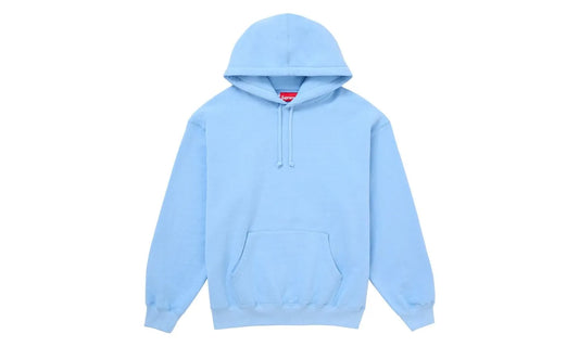 Supreme Satin Applique Hooded Sweatshirt FW24 Light Blue - SUPR-SSAHSF-LIGHTBLUE