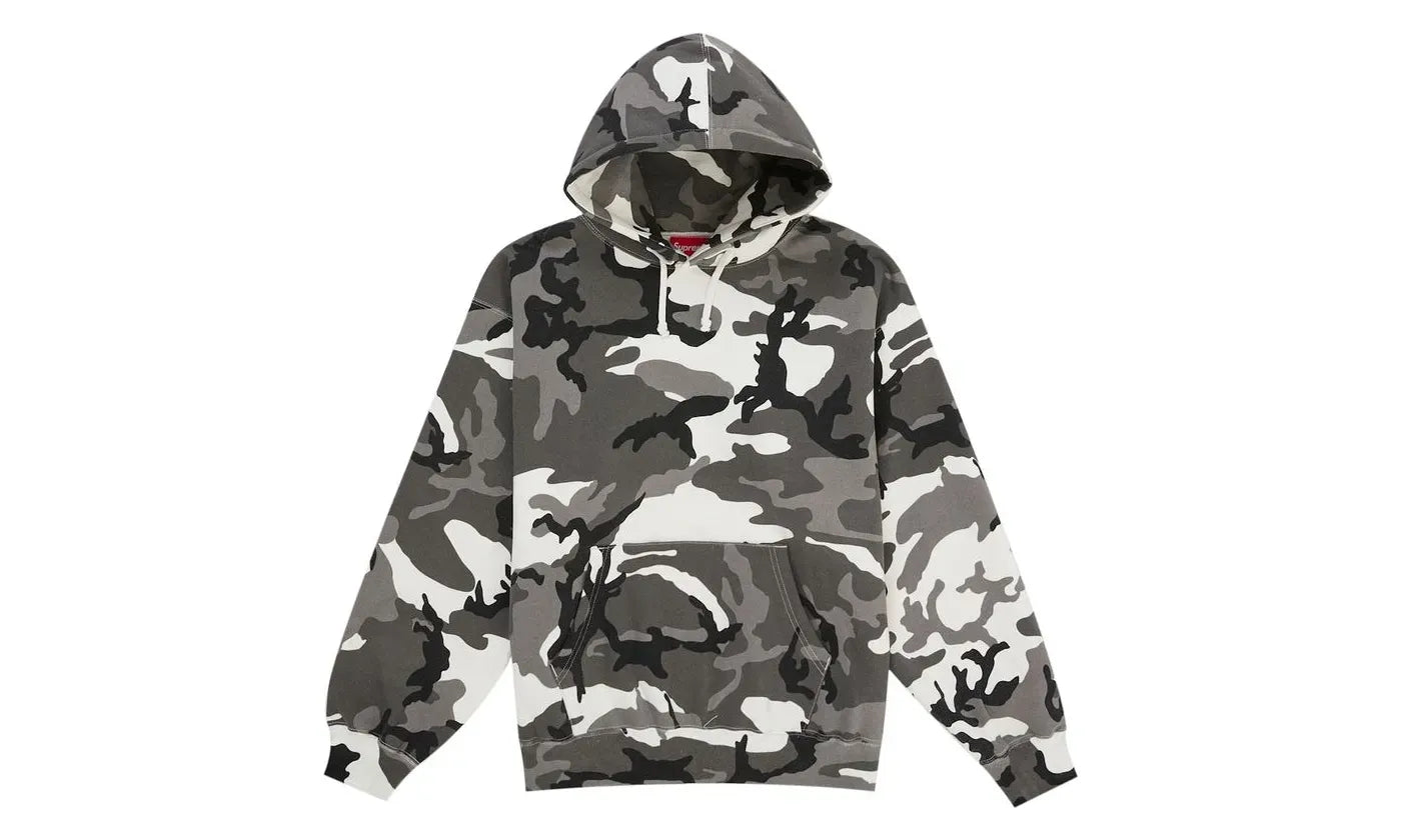 Supreme Satin Applique Hooded Sweatshirt (SS26) Snow Camo (SS26-SAH-SNW ...
