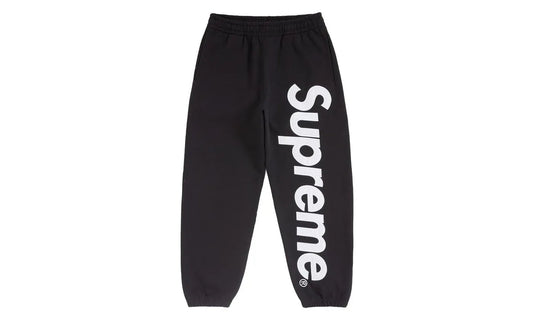 Supreme Satin Applique Sweatpant FW24 Black - SUPR-SSASFB-BLACK