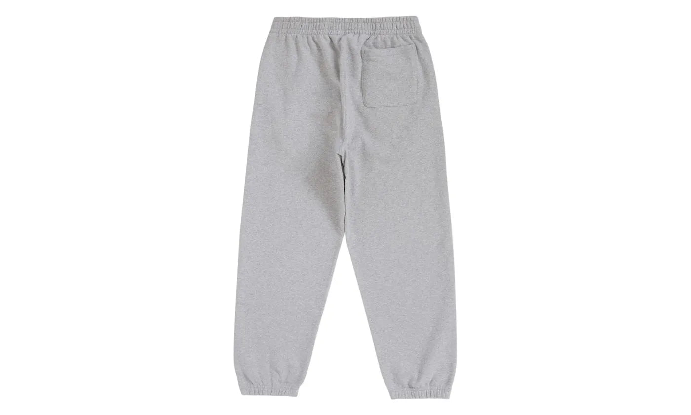 Supreme Satin Applique Sweatpant FW24 Heather Grey - SUPR-SSASFH-HEATHERGREY