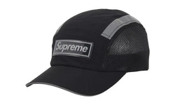 Supreme Side Mesh Camp Cap Black