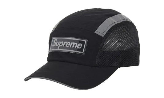 Supreme Side Mesh Camp Cap Black