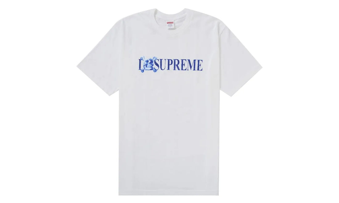 Supreme Neck Face Skull Tee White M