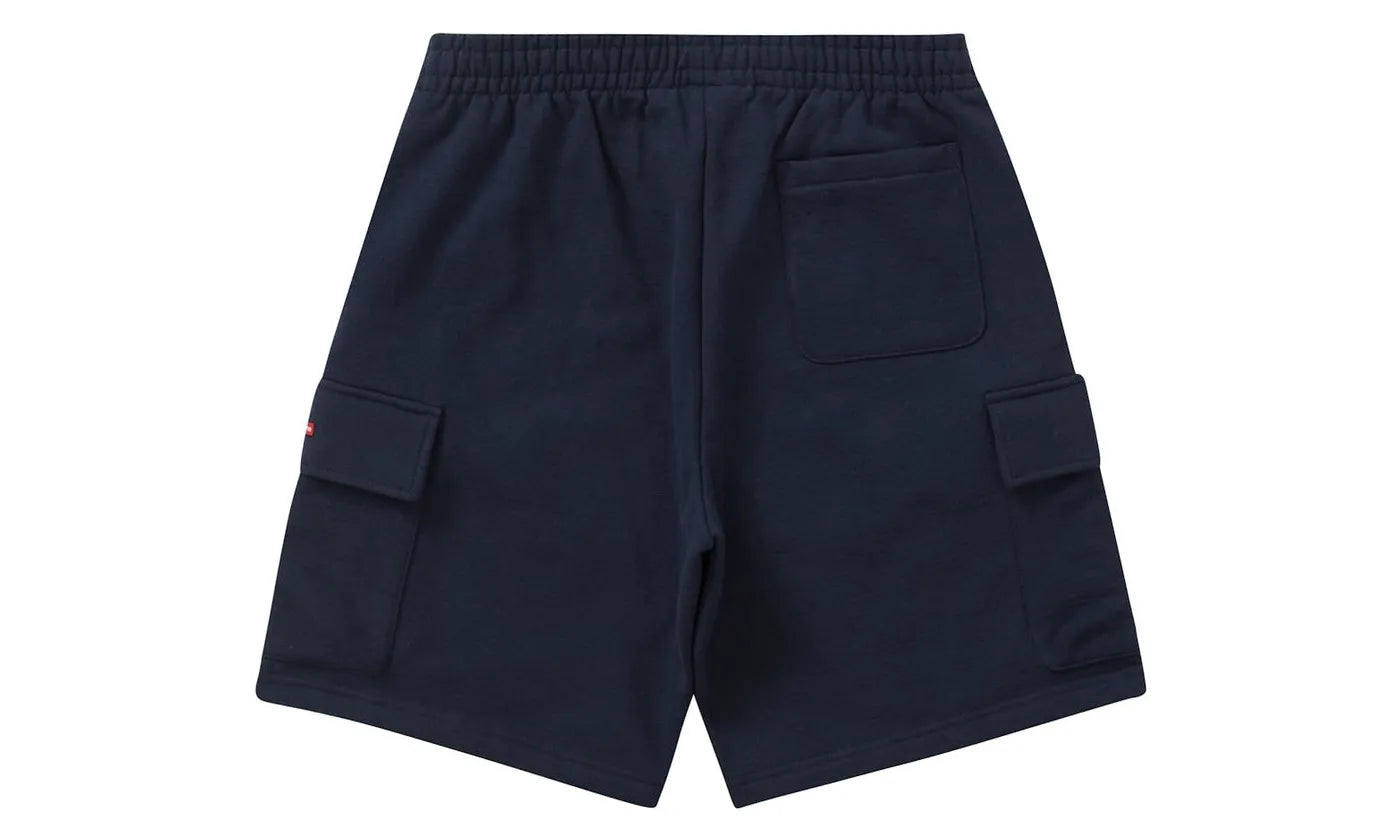 Supreme Small Box Baggy Cargo Sweatshort Navy - supreme-small-box-baggy-cargo-sweatshort-navy
