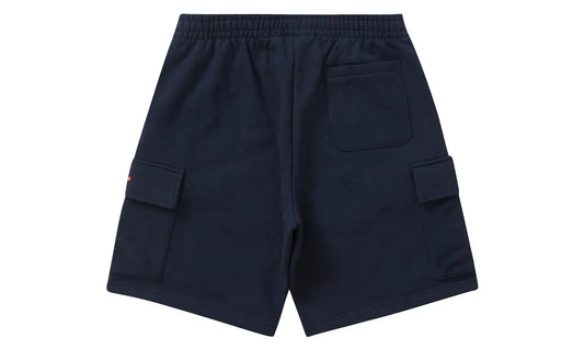 Supreme Small Box Baggy Cargo Sweatshort Navy - supreme-small-box-baggy-cargo-sweatshort-navy