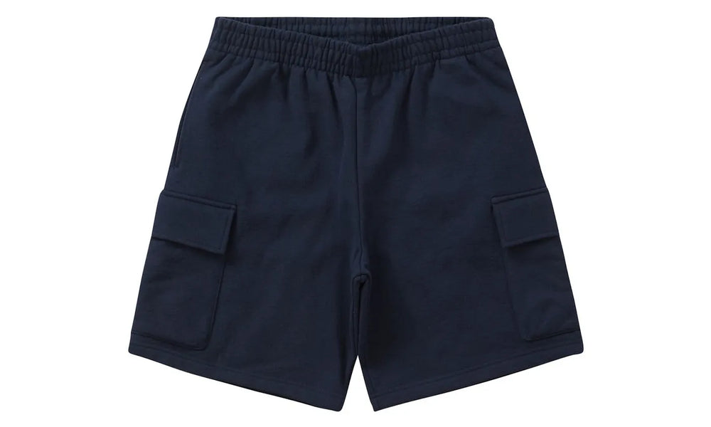 Supreme Small Box Baggy Cargo Sweatshort Navy - supreme-small-box-baggy-cargo-sweatshort-navy